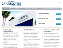 Tablet Screenshot of carringtonpn.com